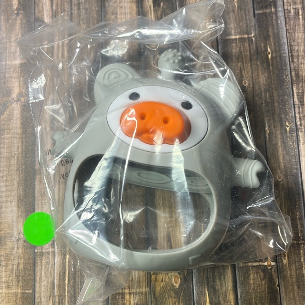 5for$10 Piggy Teething Toys Babies 0-6 Months Silicone Teether Toys Pacifier - Picture 8 of 8